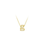 Maya J - Lower Case Mini Initial Necklaces