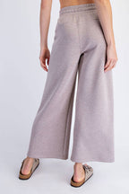 Rae Mode - MODAL SCUBA CROPPED WIDE PANT