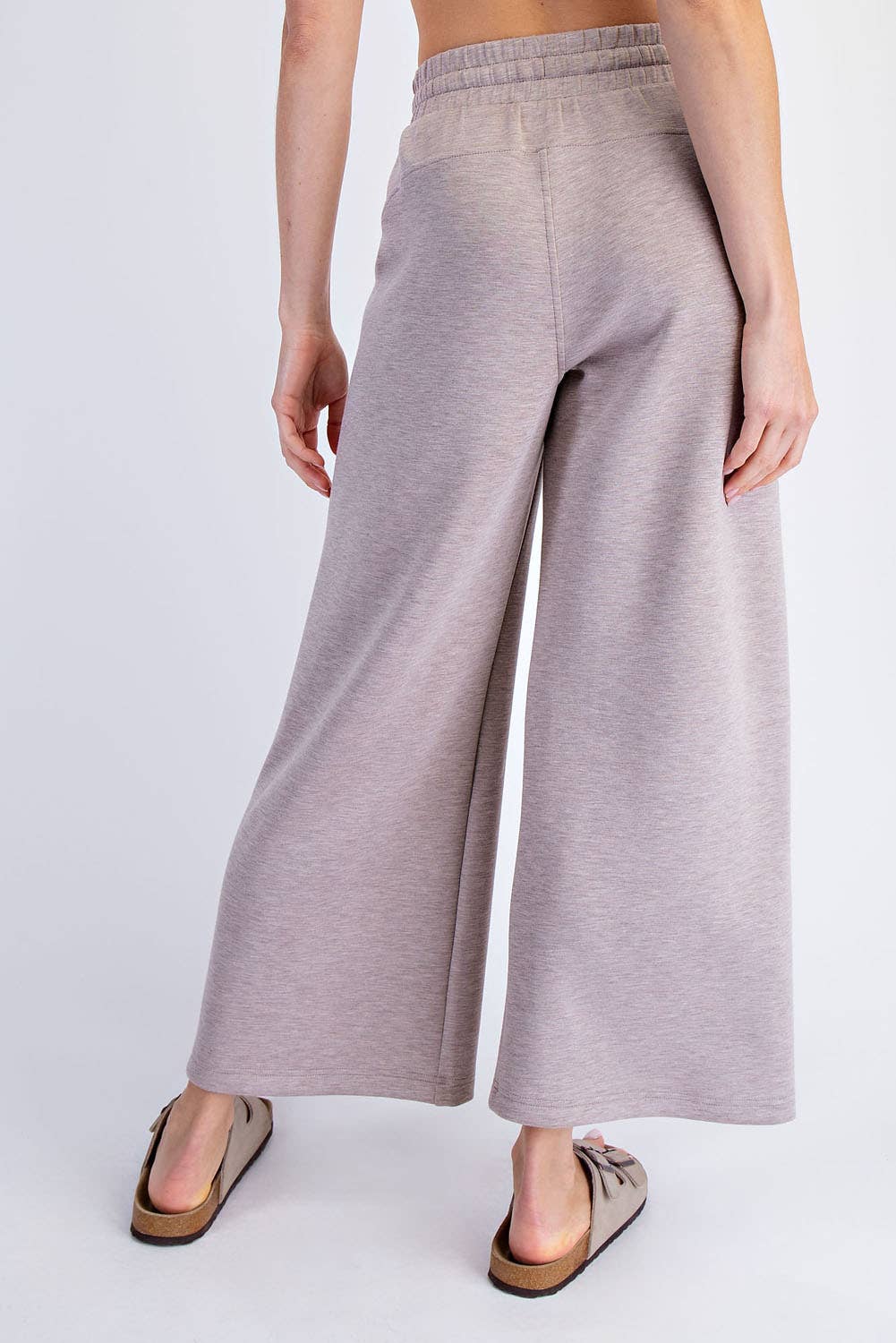 Rae Mode - MODAL SCUBA CROPPED WIDE PANT