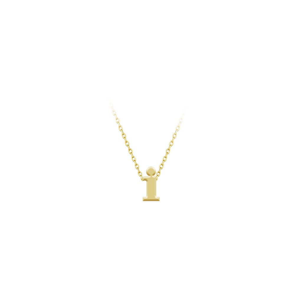 Maya J - Lower Case Mini Initial Necklaces