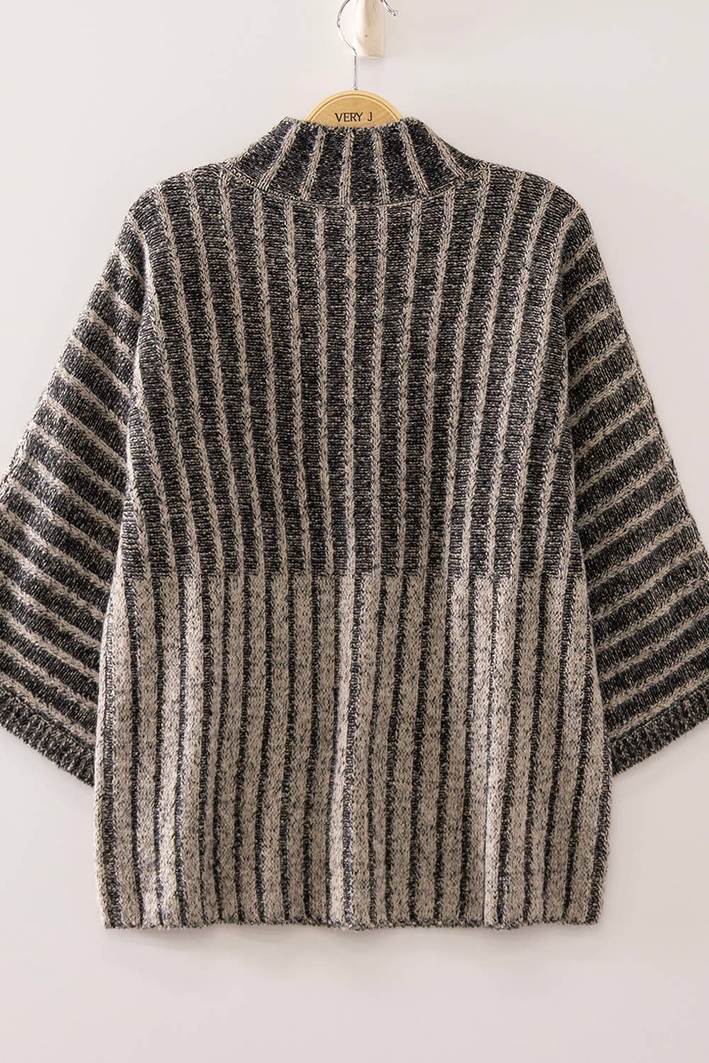 Tricia Ribbed Knit Mock Neck Sweater