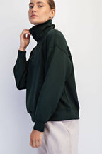 Rae Mode - MODAL SCUBA QUARTER ZIP FUNNEL NECK PULLOVER