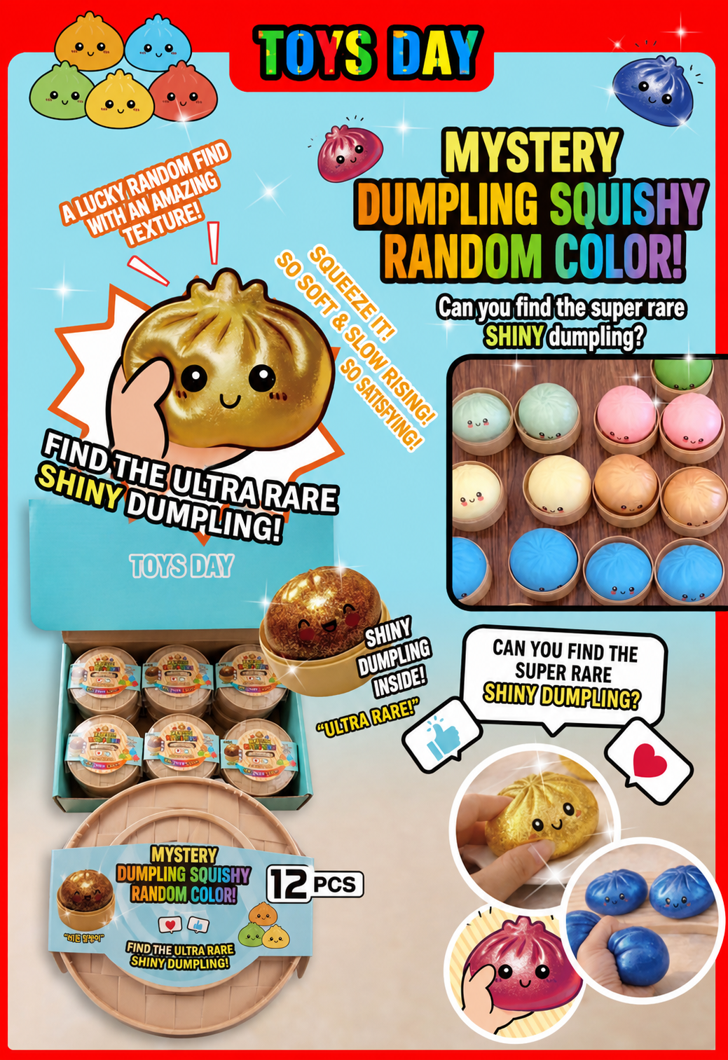 K-Wonderland - Viral Find Mystery Dumpling Squishy – Limited Stock