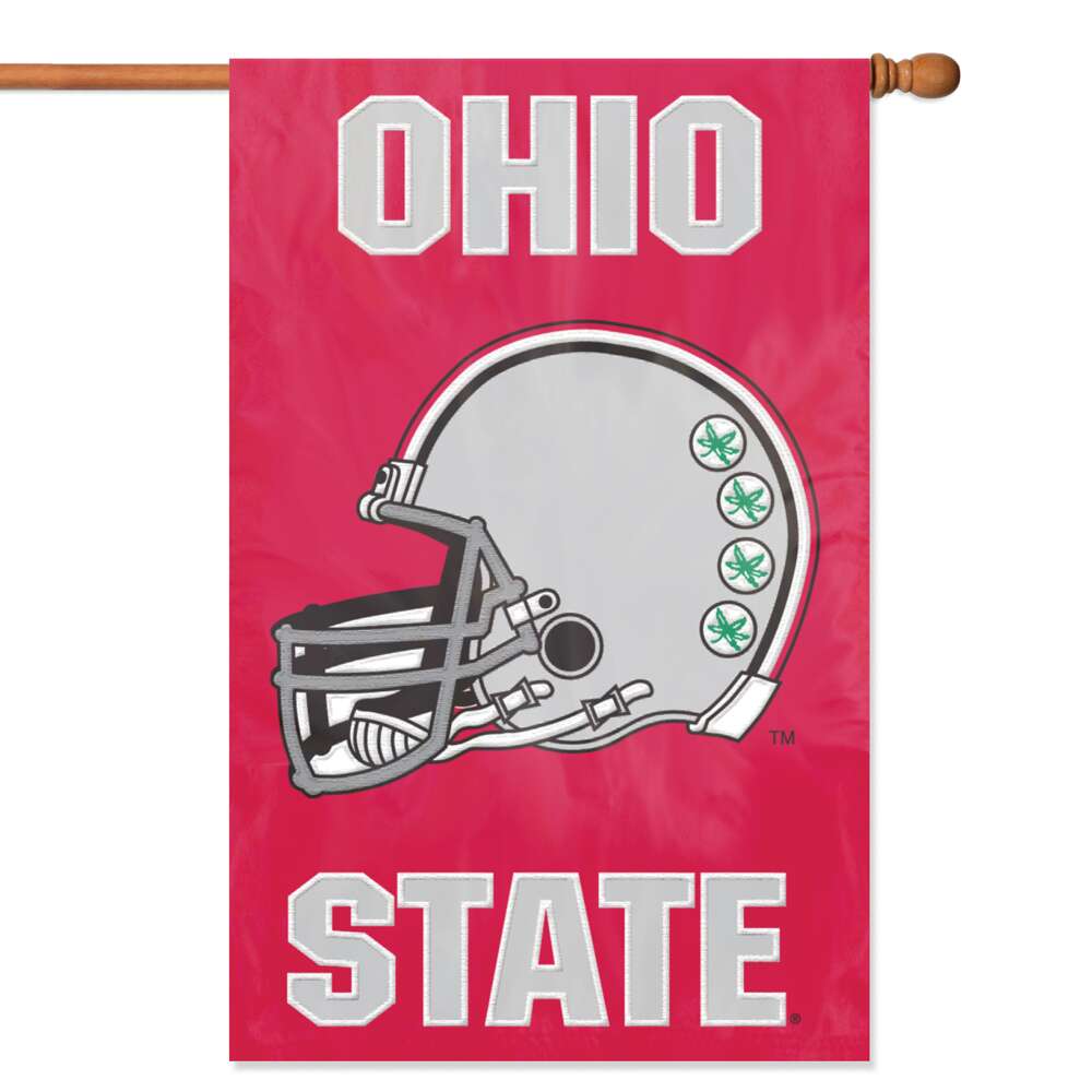 Party Animal - Ohio State Buckeyes Helmet Applique Banner Flag