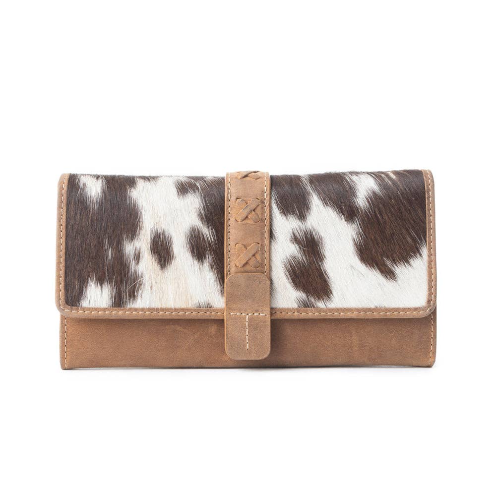 Myra Bag - Wind Rider Wallet In Black & White
