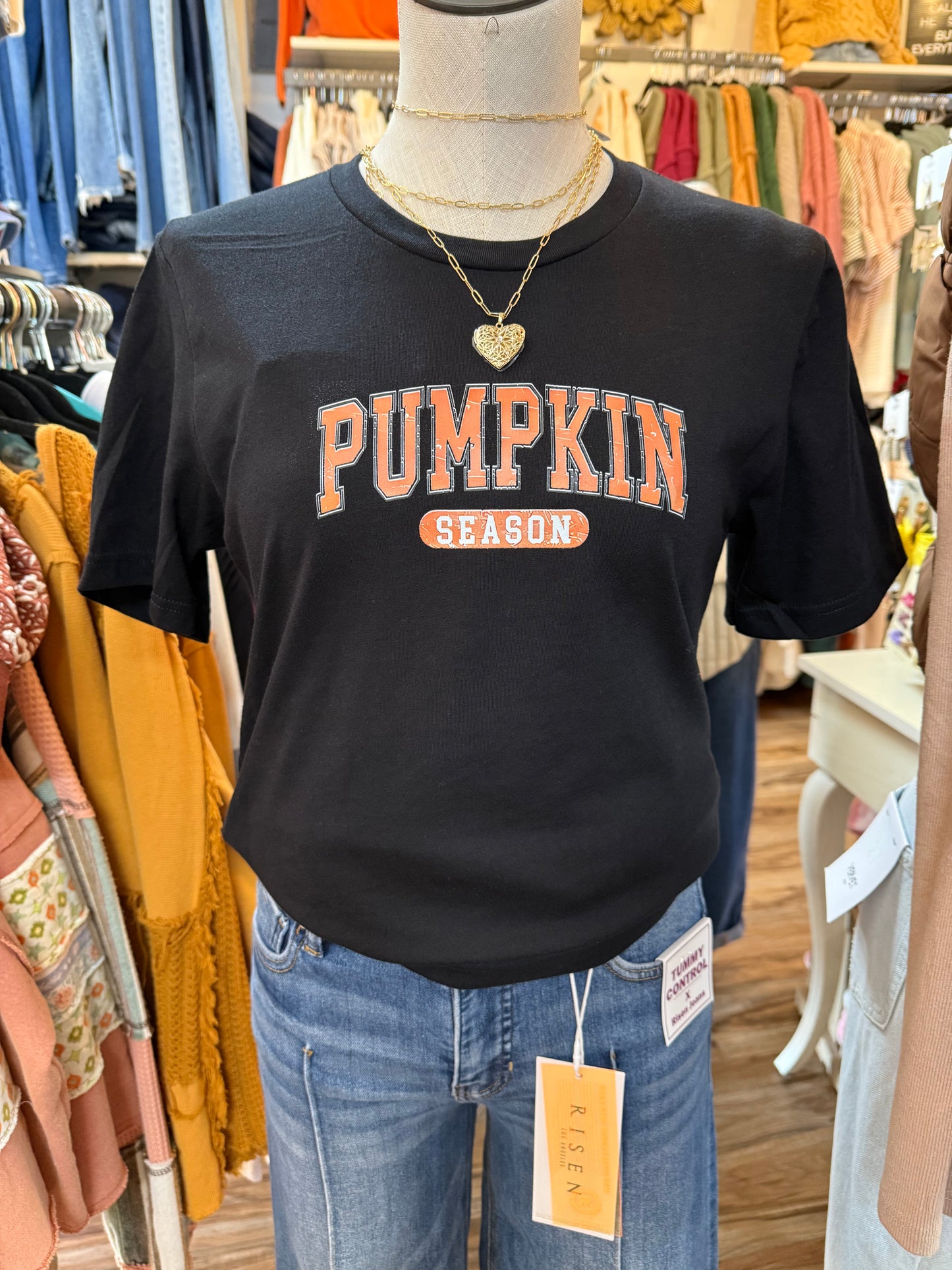 Pumpkin Season Graphic T-Shirt