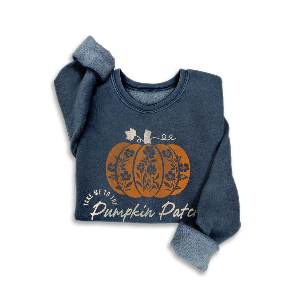 PUMPKIN PATCH MINERAL SWEATSHIRT SHRTandLUV -