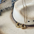 Howard's - Narelle Waterproof Round Geo Hoop Earrings