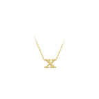 Maya J - Lower Case Mini Initial Necklaces
