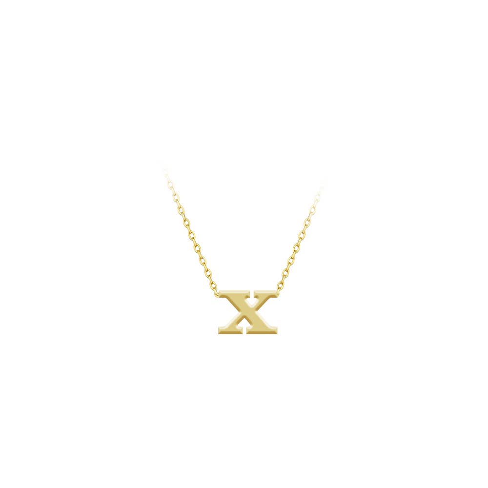 Maya J - Lower Case Mini Initial Necklaces