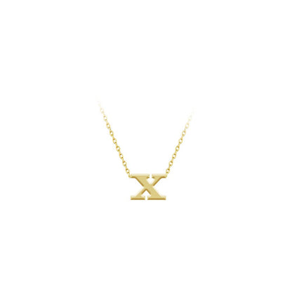 Maya J - Lower Case Mini Initial Necklaces