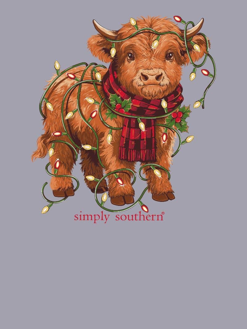 simply southern - Lights Highland Cow