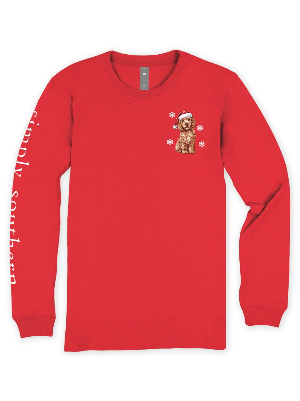 simply southern - Goldendoodle Snowman Long Sleeve T-Shirt