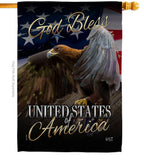 Two Group Flag Co - American Eagle Americana Star and Stripes Bird Decor Flag