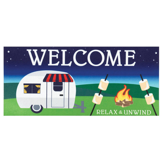 Magnolia - Doormat Insert Camper Relax And Unwind