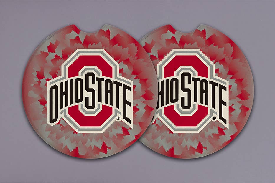 MAGNOLIA LANE - OSU Tie Dye Car Coaster