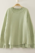 Harlow Waffle Patch Detail Pullover