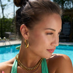 Howard's - Narelle Waterproof Round Hoop Earrings