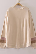 Krissie Waffle Knit Pullover Sweater