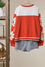 Mello. - Colorblock Daisy Graphic Top