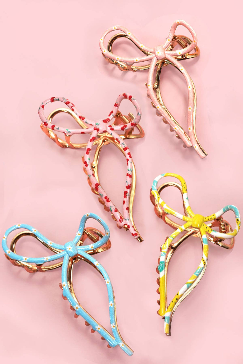 JOSSLYN by wall to wall - Whimsical Floral Coquette Clip Hair Claw Clips | 40H1101