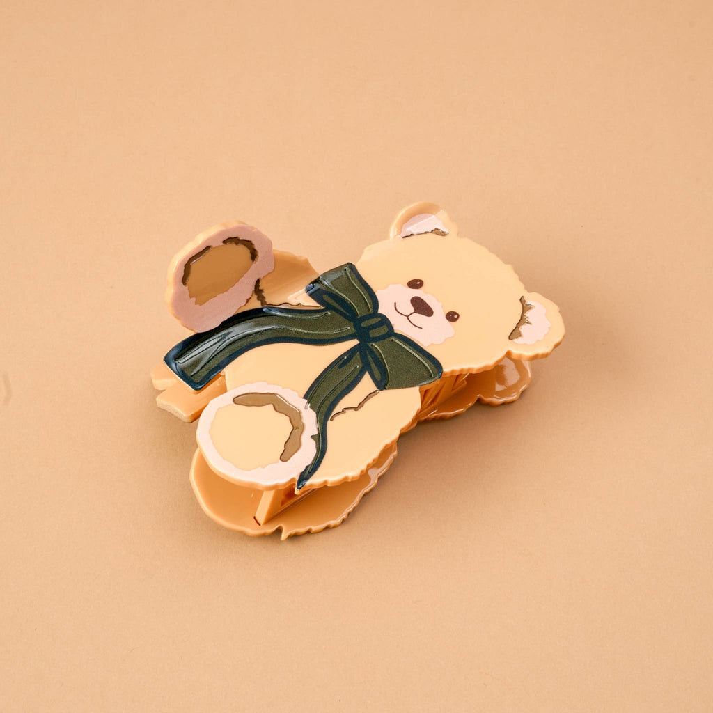 The Darling Effect - Shape Up Claw Clip-Teddy Bear Theo