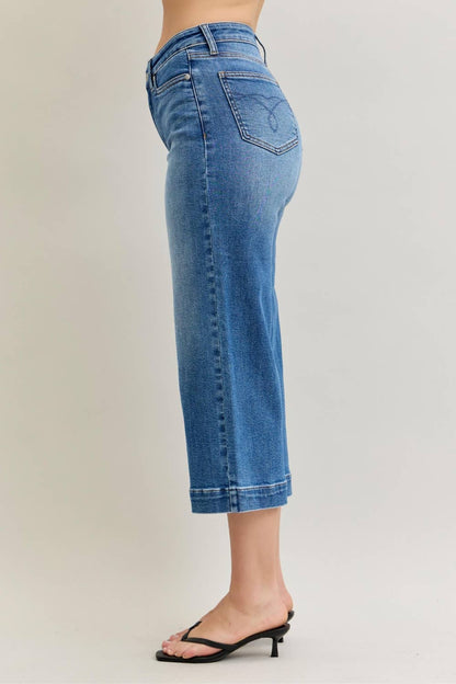 Judy Blue Jeans - MR Wide Crop Vintage Pkts & Wide Hem