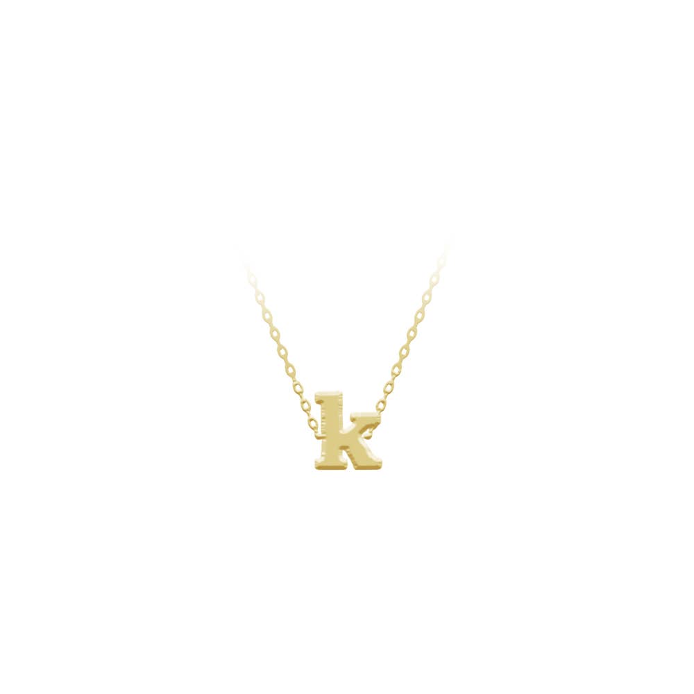 Maya J - Lower Case Mini Initial Necklaces