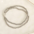 Howard's - Cross Bracelet Beaded Stretch Waterproof Narelle Duo Set
