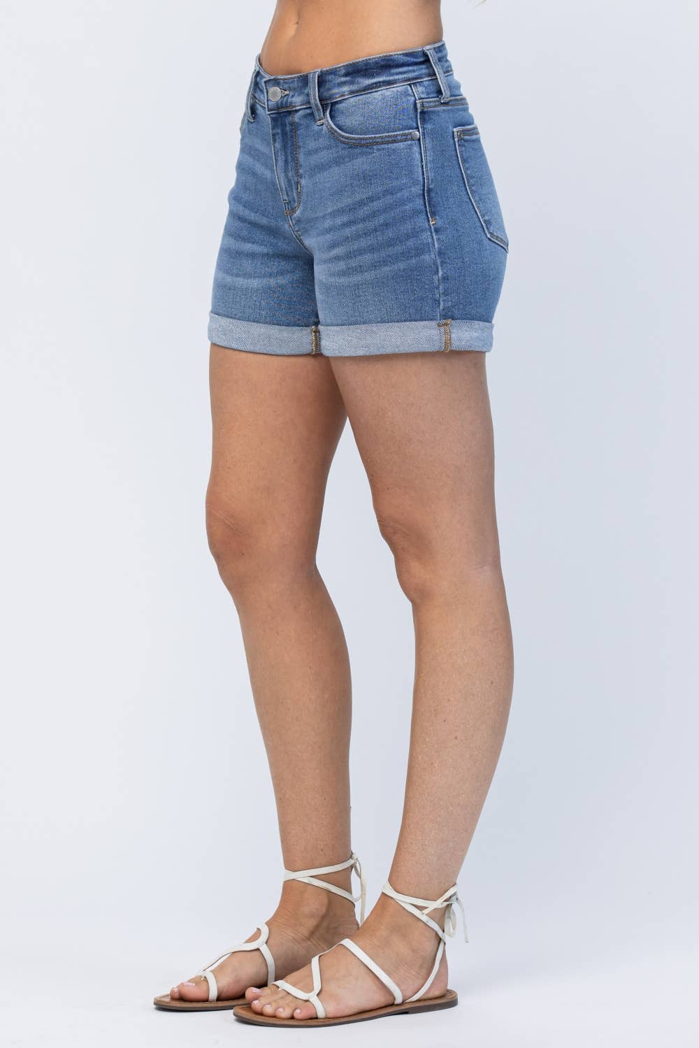 Judy Blue Jeans - Midrise Cuffed Shorts