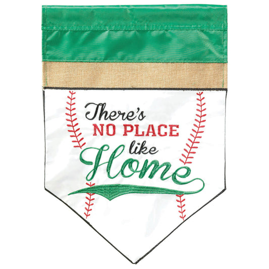 Magnolia - NO PLACE LIKE HOME BASEBALL BURLAP
