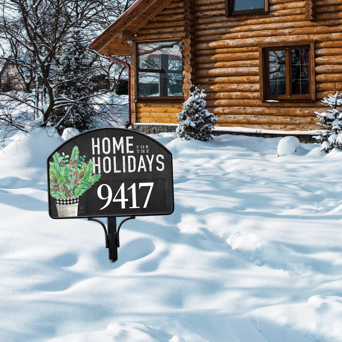 Studio M - Farmhouse Holiday Yard DeSign