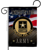 Two Group Flag Co - US Army Soldier for Life Armed Forces Military USA Flag