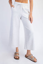 Rae Mode - MODAL SCUBA CROPPED WIDE PANT