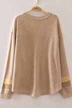 Krissie Waffle Knit Pullover Sweater