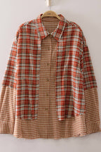 Amy Plaid Patchwork Shirt