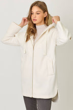 Helen Hoodie Zip-Up Coat