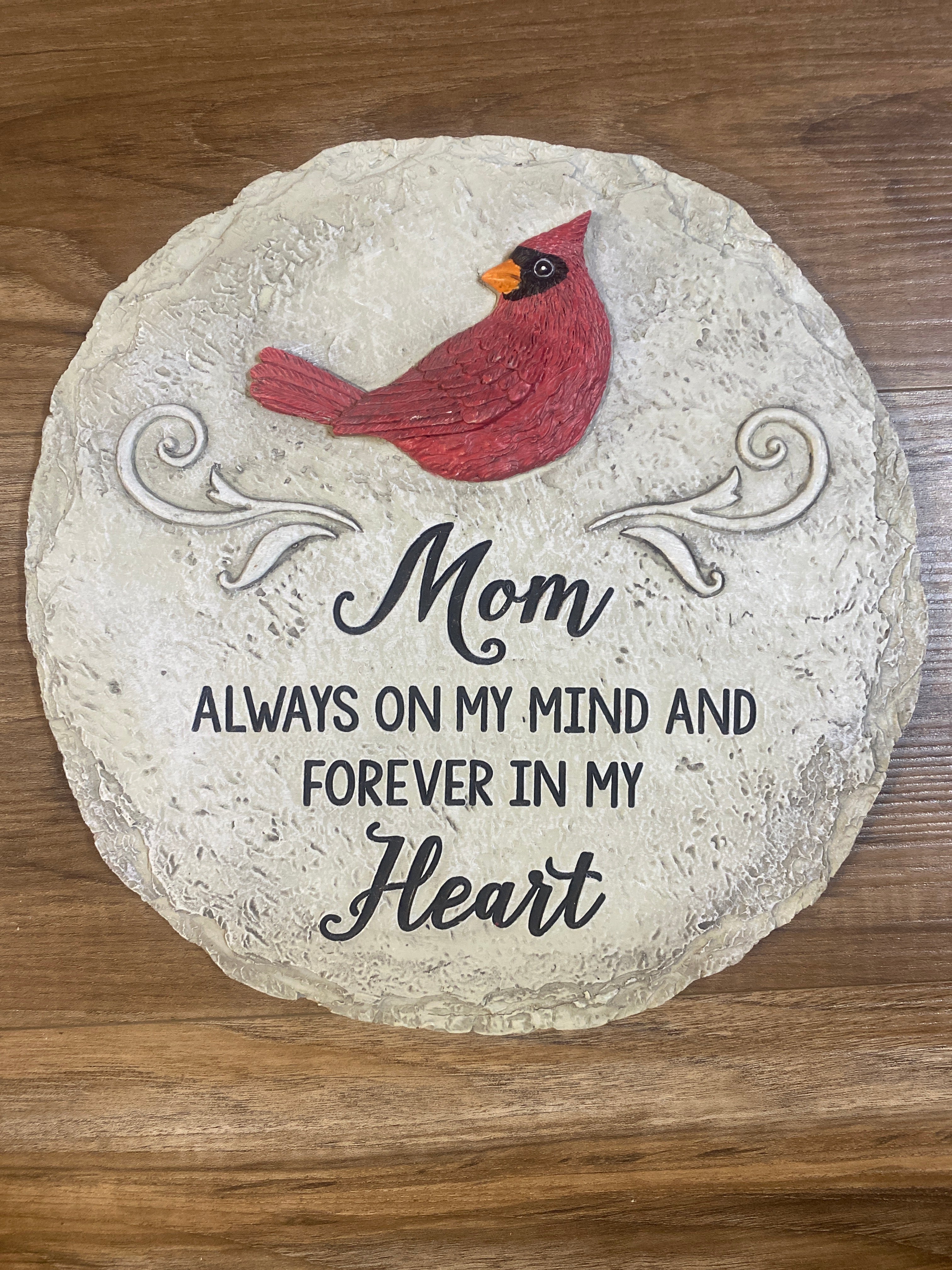 Mom Cardinal Memorial Stone