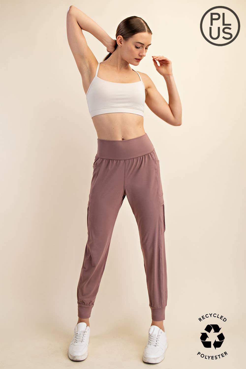 Rae Mode - PLUS SIZE BUTTER JOGGER WITH SIDE POCKETS