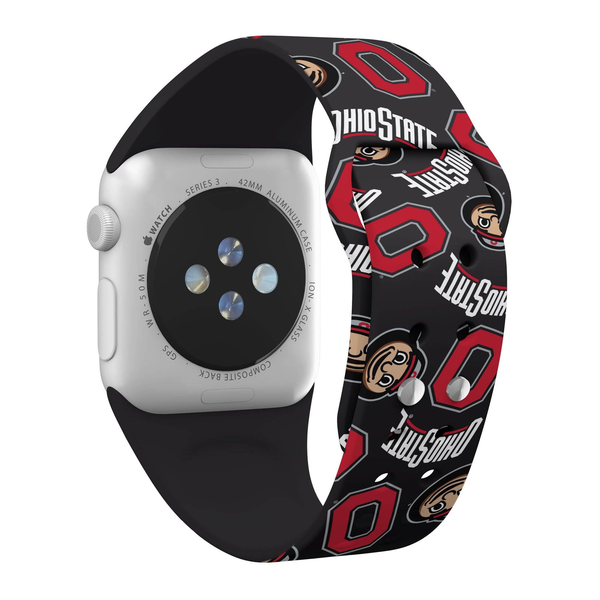 Ohio State Buckeyes HD Apple Watch Band