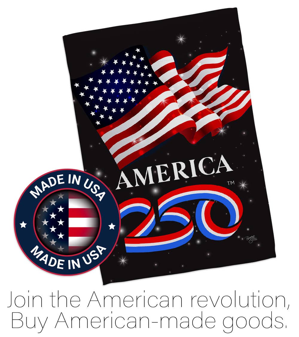 America 250 Flag American USA 250th Home Decor