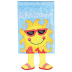 Crazy Leg Welcome Sun With Glasses
