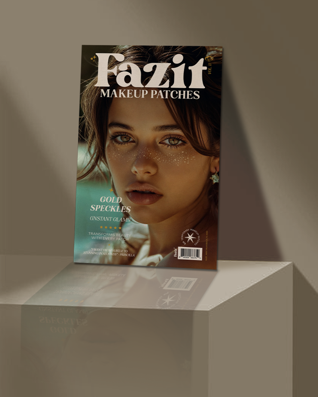 Fazit - Gold Stardust Speckles Makeup Patches