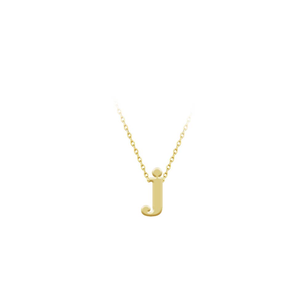 Maya J - Lower Case Mini Initial Necklaces