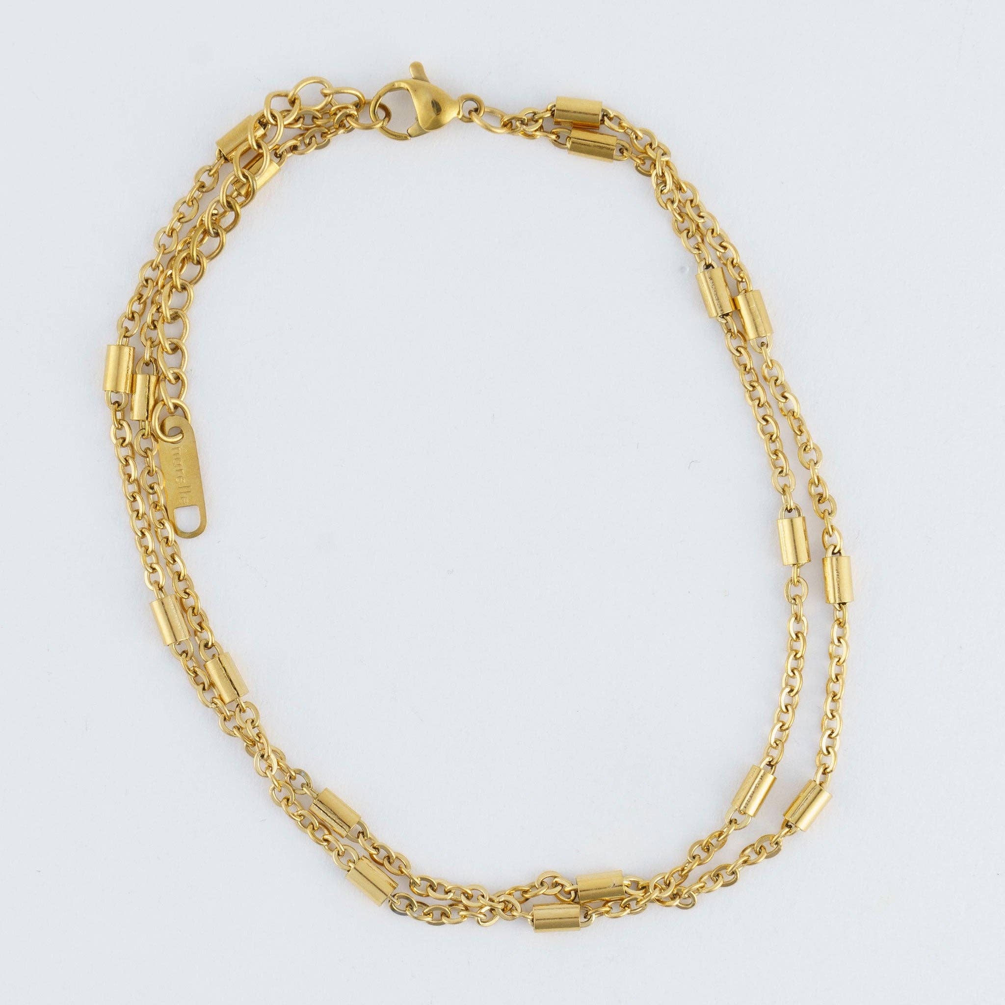 Howard's - Narelle Waterproof Gold Plated Dainty Bar Anklet