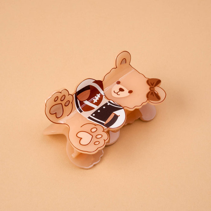 The Darling Effect - Shape Up Claw Clip-Touchdown Teddy