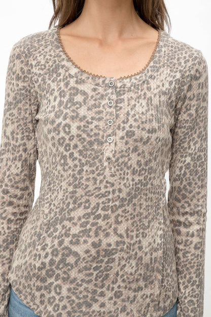 Penelope Leopard Top