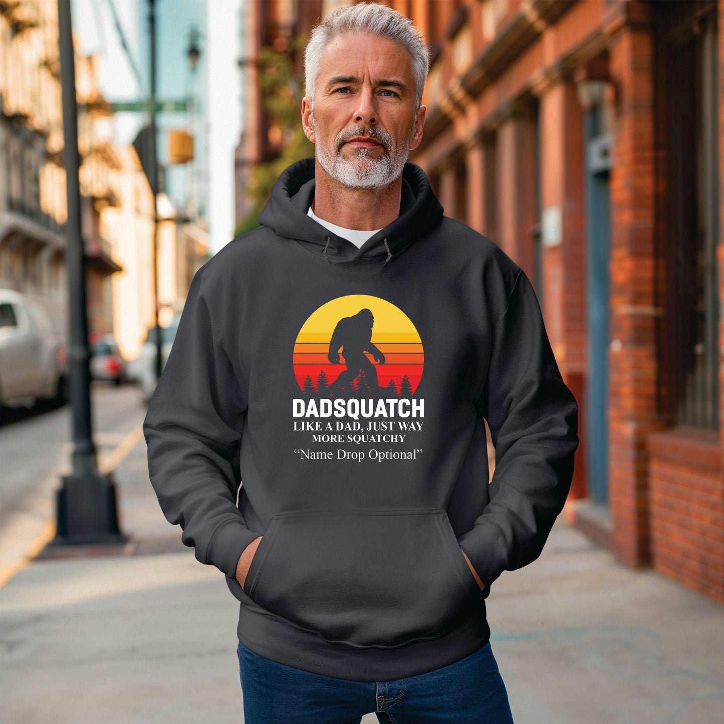 Premier Gifts and More - Dadsquatch Hoodie. Sasquatch, bigfoot sweatshirt