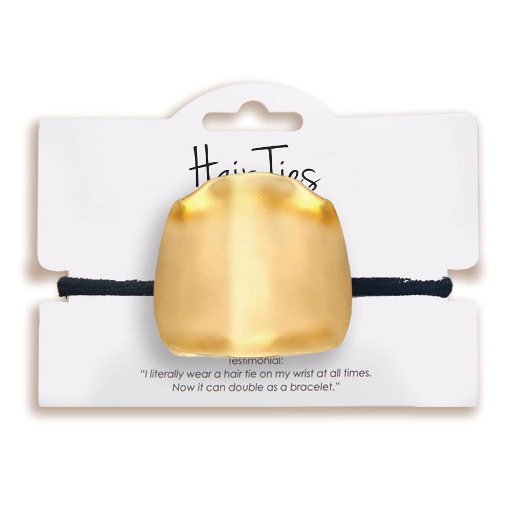 Maya J - Bold Hair Ties - 14K Gold-Plated Brass