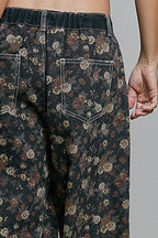 Pol Clothing - Relaxed Tapered Woven Drawstring Lightweight Waistband Pants